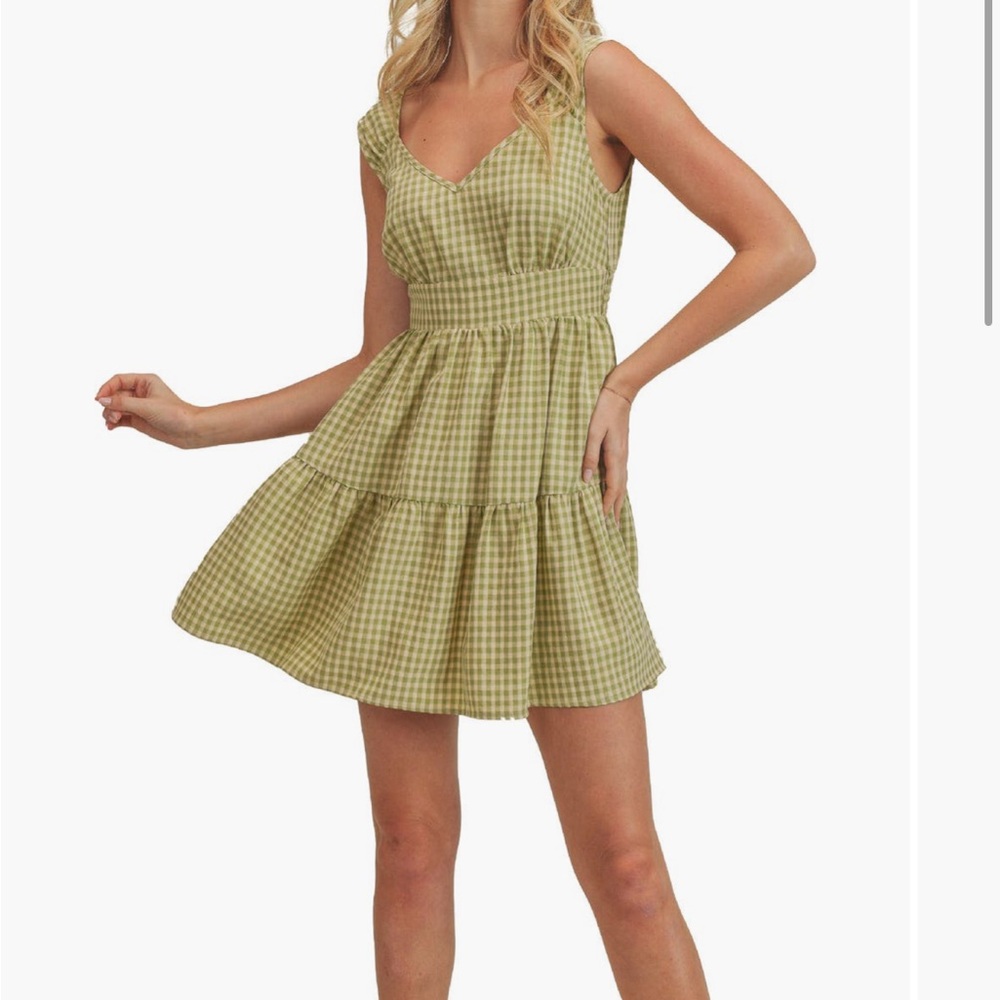 NWT!! Mini plaid dress